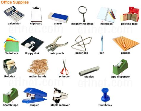 Here Are Some Office Supplies English For Life