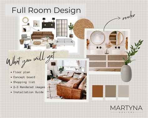 Complete Virtual Interior Design Service Etsy