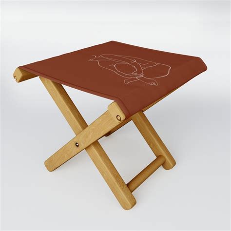 Nude Figure Line Drawing Pansy Folding Stool By The Colour Study My