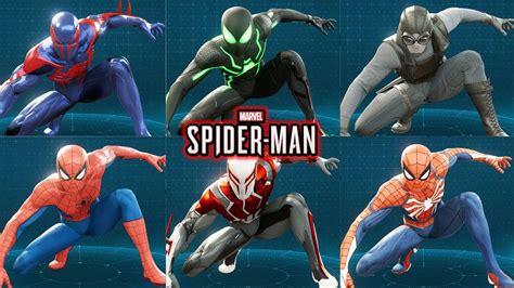 Spider Man Ps4 How To Unlock Every Suitcostume Guide Youtube