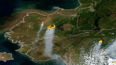 Satellites Watch Record Breaking Wildfires Burn Across Alaska Space