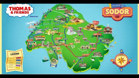 Thomas And Friends The Island Of Sodor Map Lacienciadelcafe Com Ar