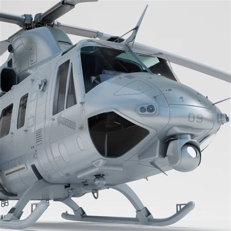3d Model Of Bell Uh 1y Venom Helicopter