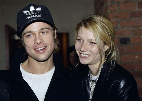 exes gwyneth paltrow and brad pitt gush about each other in public glamour