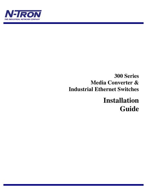 N Tron 302mc Sc Installation Manual Pdf Download Manualslib