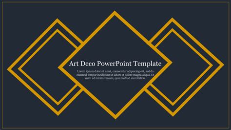 Effective Free Art Deco Powerpoint Template Presentation