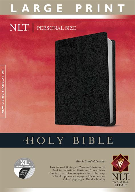 Nlt Large Print Holy Bible Free Delivery At Uk