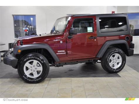 2011 Deep Cherry Red Crystal Pearl Jeep Wrangler Sport S 4x4 45690018