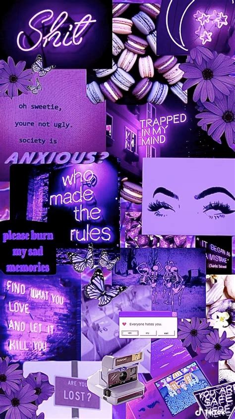 Purple Aesthetic Screensaver Iphone Wallpaper Tumblr Aesthetic