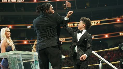Jtg Performs Cryme Time Handshake With Shad Gaspards Son
