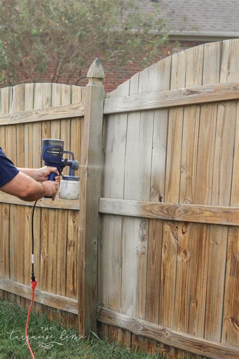 How To Paint A Wood Fence The Fast And Easy Way Fence Paint Colours