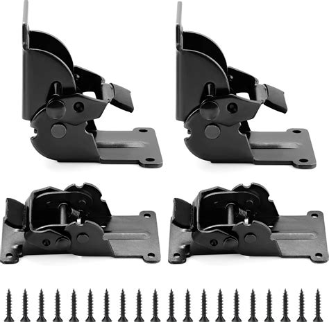 2 pack folding lock extension table bed leg feet support for dark bronze steel foldable hinge