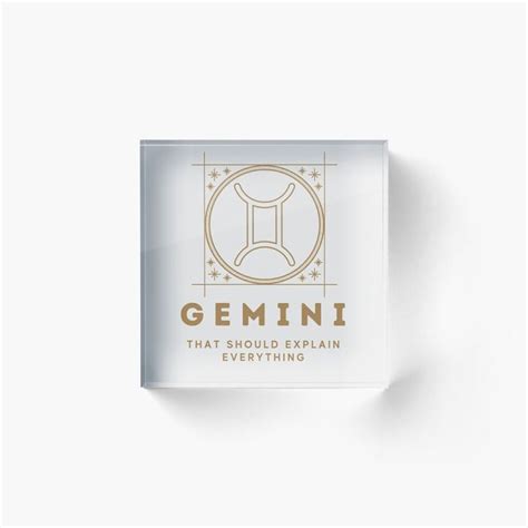 Gemini That Should Explain Everything A Funny Zodiac Sign Design And