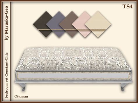 The Sims Resource Bedroom Constant Chic Ottoman