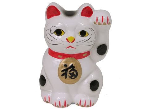 Puridea c7 batería externa 4000mah power bank para iphone ipad ipod smartphone teléfono celular. Four Inch Left Paw Raised Maneki Neko Bank | Maneki neko ...