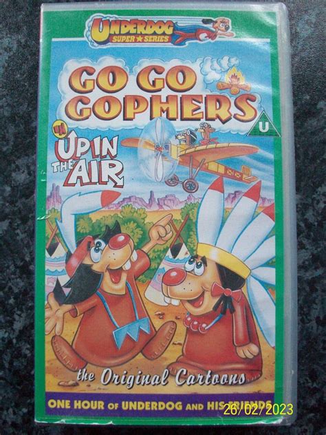 Go Go Gophers Up In The Air Original Cartoons Vhs Video Underdog