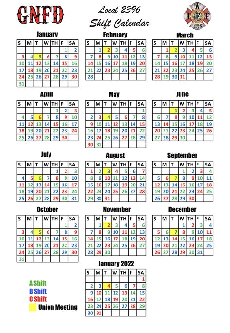 Firefighter Shift Calendar 2024 Calendar 2024