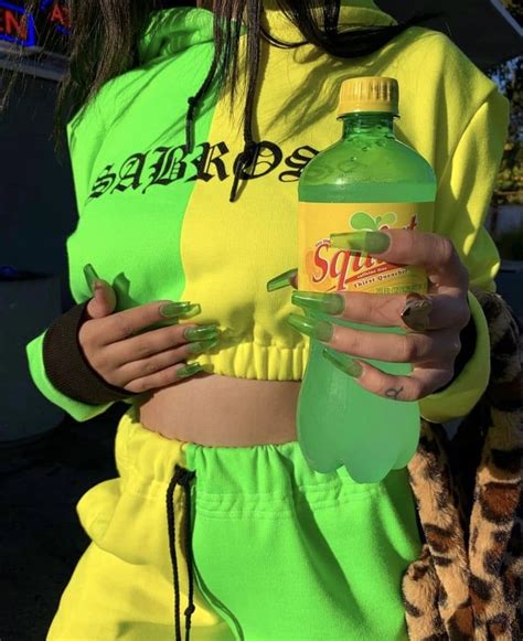 yellow 💚 green 💛 uploaded by g a b y 💜💛💜 on we heart it neon outfits edgy outfits swag outfits