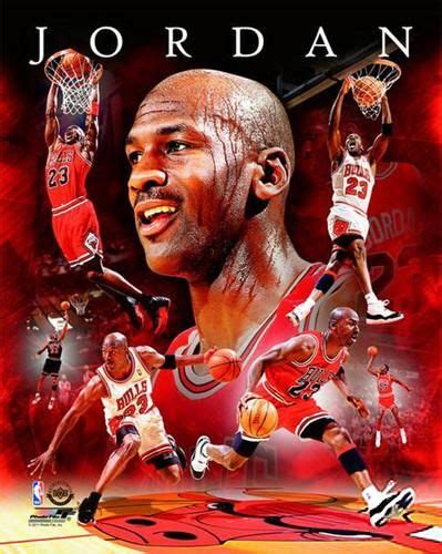 Michael Jordan Portrait Plus Chicago Bulls Historic Collage Premium
