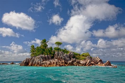 4503274 Seychelles Sky La Digue Sea Tropical Wallpaper