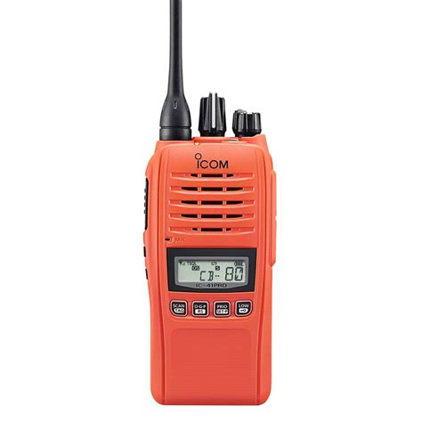 Icom Ic 41pro Waterproof Handheld Uhf Cb Radio Orange