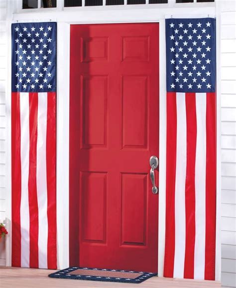 American Flag Vertical Hanging Banners Patriotic Doorgarage Decor Set