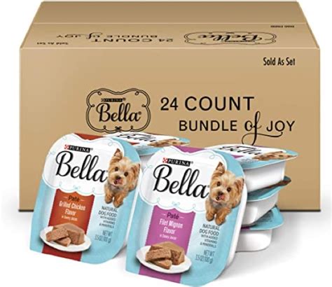 Try purina bella dry dog food specifically designed for small dogs. Purina Bella Single Serve Adult Wet Dog Food or Topper ...