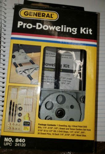 General Tools 840 Pro Doweling Jig Kit Ebay