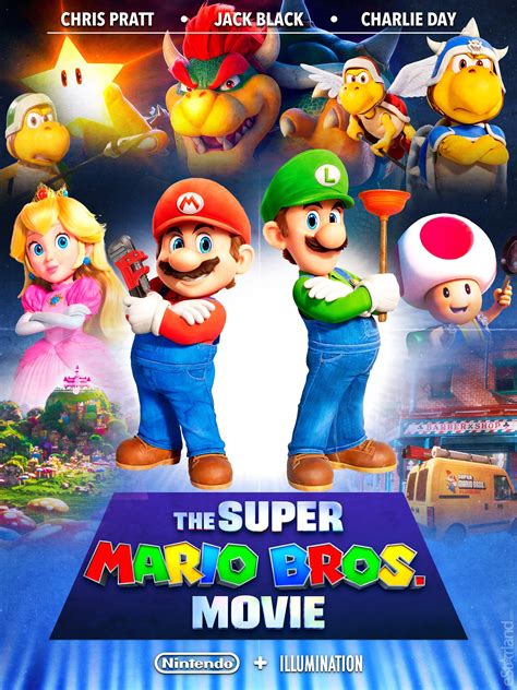 Poster Remake Of The Super Mario Bros Movie The Super Mario