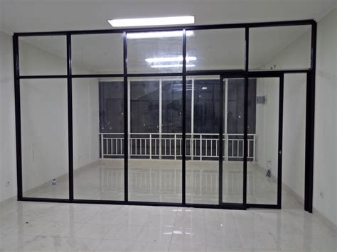 Kami jual pintu kaca aluminium ini dengan harga rp. jasa pasang kusen aluminium pintu kaca partisi kaca ...