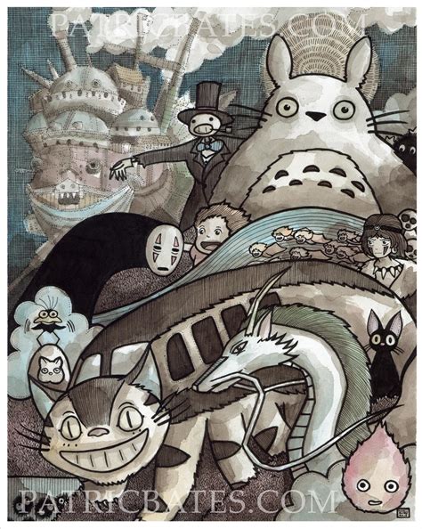 A painting I did :) : r/Miyazaki