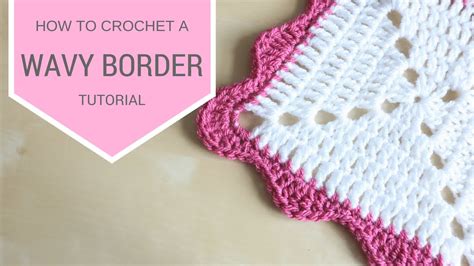 Crochet Wavy Border Tutorial Bella Coco Youtube