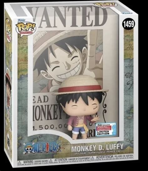 FUNKO POP ONE Piece Luffy Wanted Poster Version PREORDER EUR PicClick DE