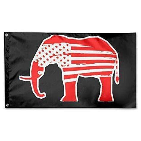 3x5 Elephant Republican Usa Flag Custom Flag Made In Usa