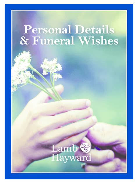 Fillable Online And Funeral Wishes Fax Email Print Pdffiller