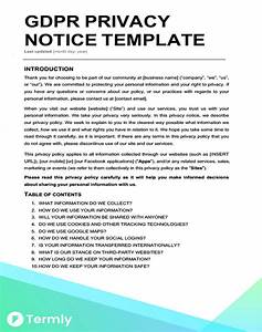 Free Privacy Policy Templates Website Mobile Fb App Termly