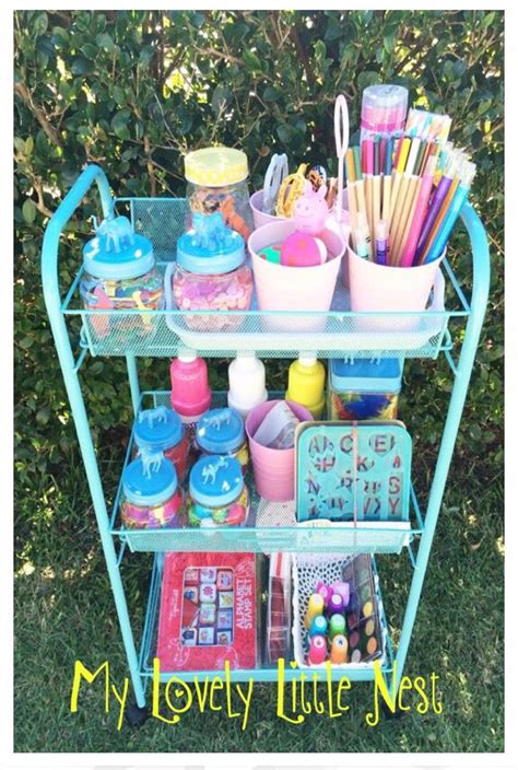 Kmart hack, Art cart https://www.facebook.com/Mylovelylittlenest