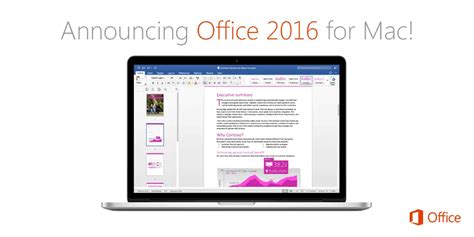 Microsoft Office 2016 Released For Mac