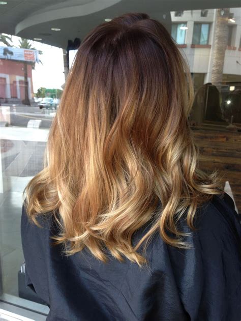 balayage ombre  shoulder length hair ombre  briza pinterest brown  blonde suddenly