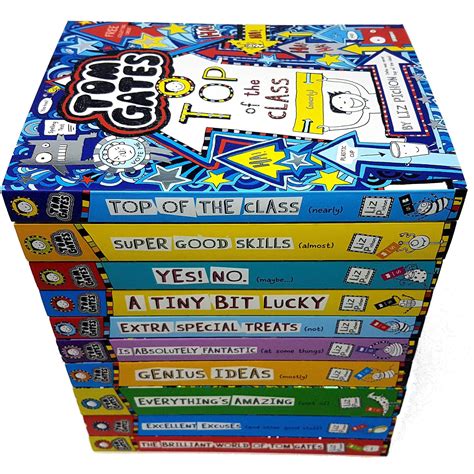 Tom Gates Series 1 And 2 10 Books Collection Set By Liz Pichon The