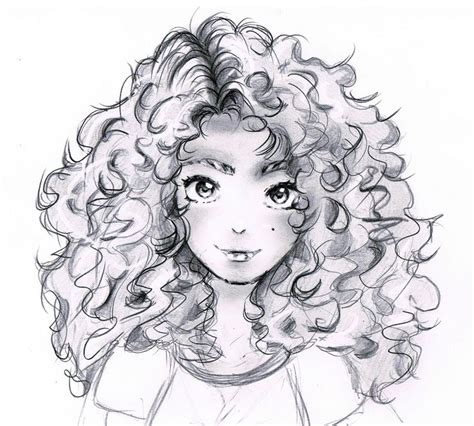 How To Draw Anime Curly Hair Careal