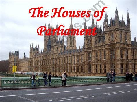 Esl English Powerpoints Parliament