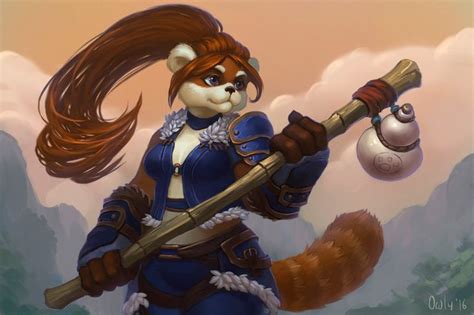 Panda Monk By Lowly Owly On DeviantArt Warcraft Art Furry Art World