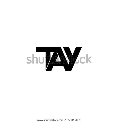 Tay Letter Original Monogram Logo Design Stock Vector Royalty Free