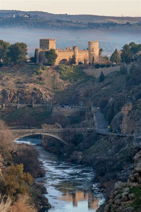 Castle Of San Servando Medieval Fortress In Toledo Spain Editorial