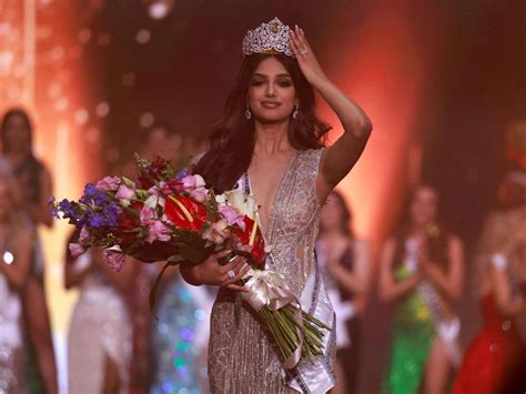 Miss Universe 2021 Winner Harnaaz Kaur Sandhu Harnaaz Sandhu Wins Miss Universe 2021 Israel