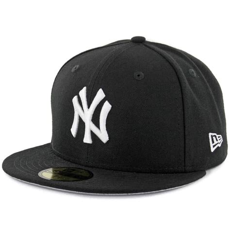 A ny yankees cap is nowadays an icon within. New Era 59Fifty New York Yankees Fitted Black, White Hat ...