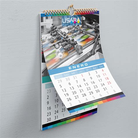 Impresión de Calendario de Pared ImpresionaCR Costa Rica