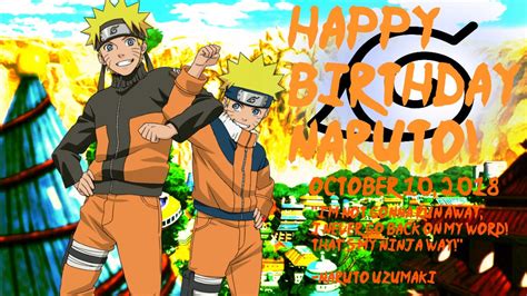 Happy Birthday Naruto Uzumaki By Xelectromanx10 On Deviantart