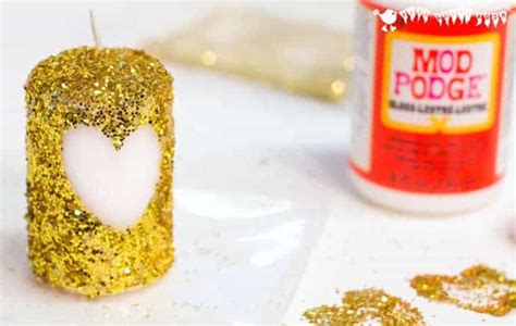 How To Make Glitter Candles Kids Craft Room